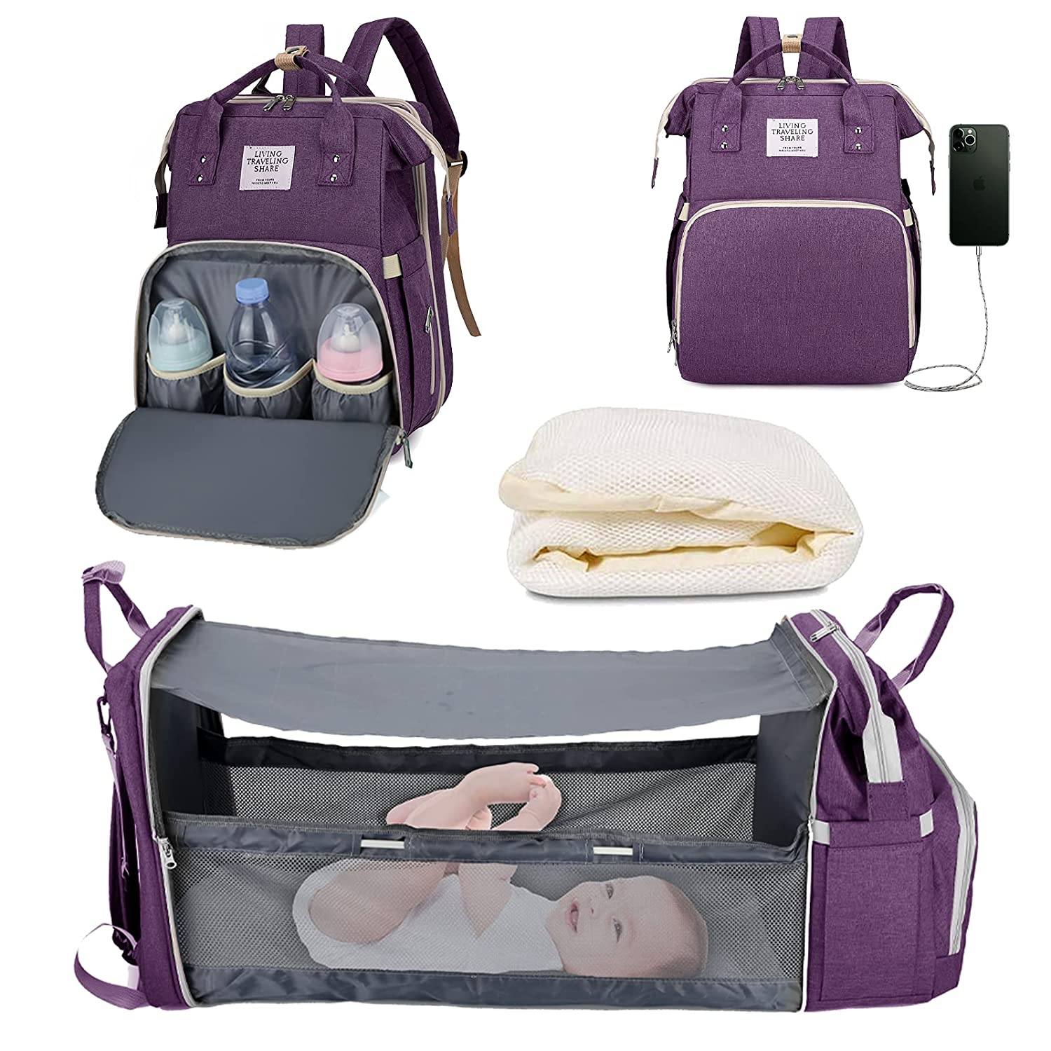 Sac à langer portatif | Berceau de voyage BabyNappy™ - baby-phoque