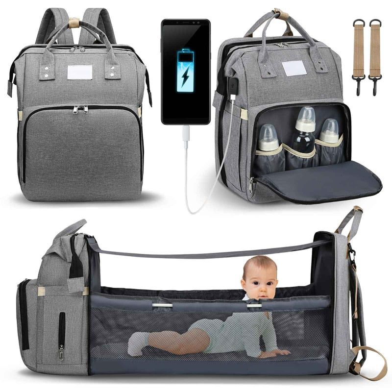 Sac à langer portatif | Berceau de voyage BabyNappy™ - baby-phoque